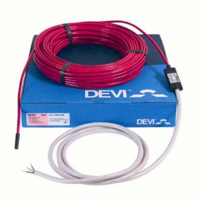 Изображение №1 - Теплый пол кабельный двухжильный DEVI Deviflex 18T (15м)